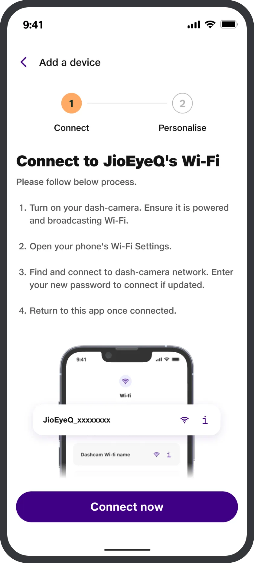 Connect to Wi-Fi