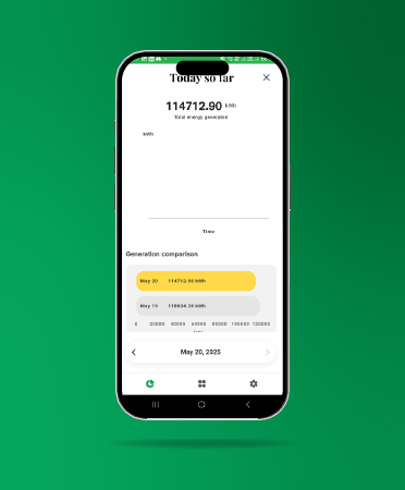 True Power solar app screen 4